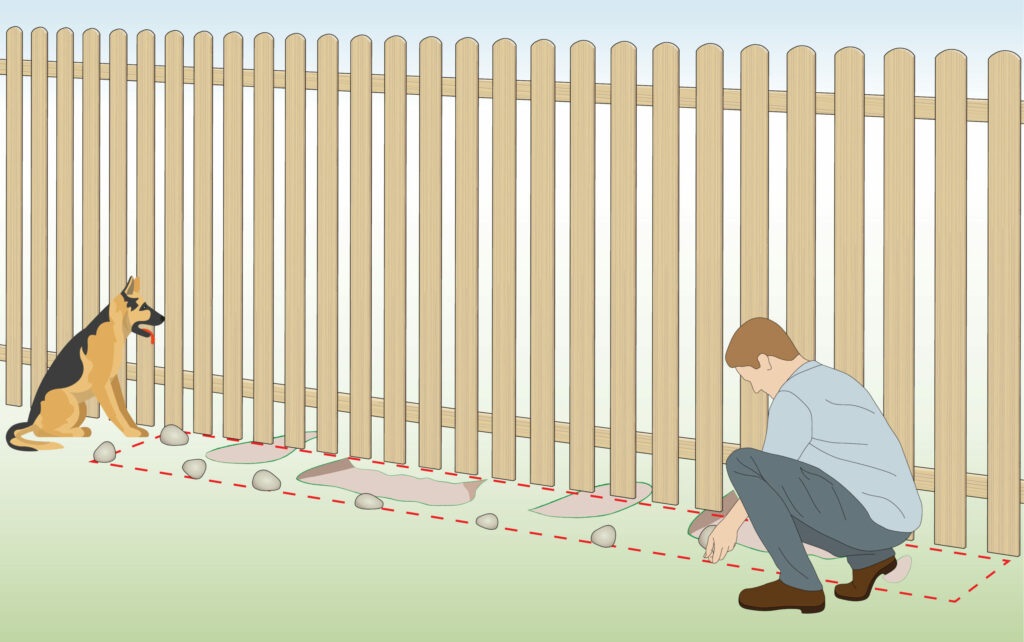 How to Keep Dogs from Digging under Fence